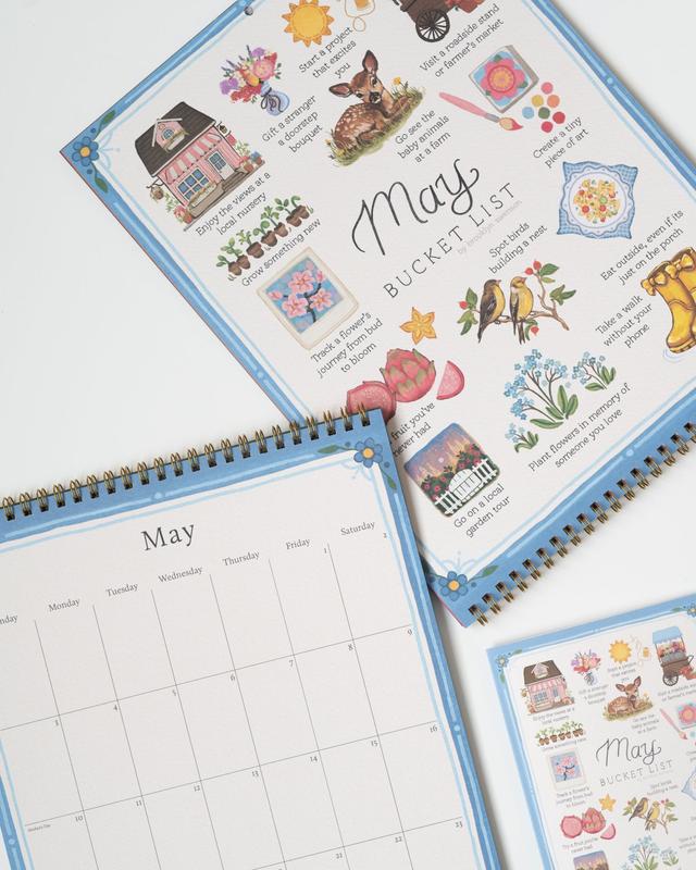 Bucket List 2026 Calendar