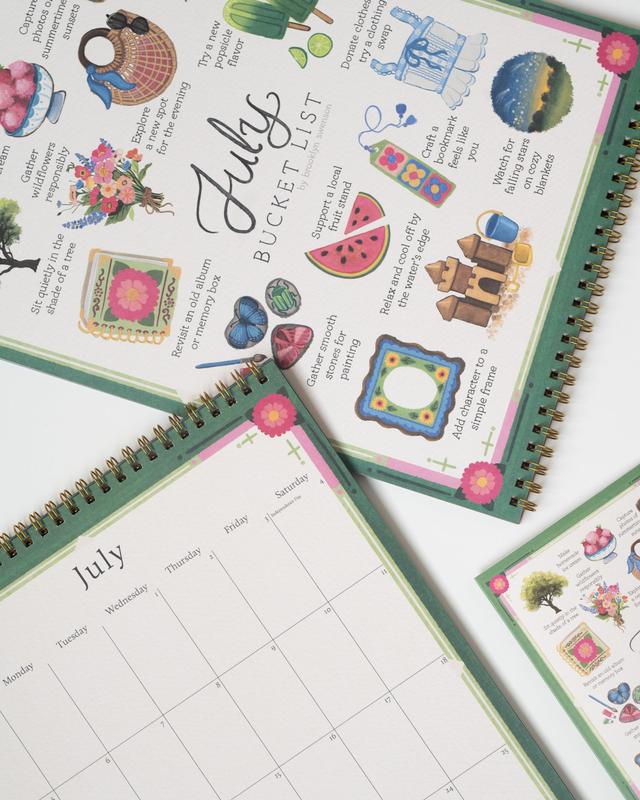 Bucket List 2026 Calendar