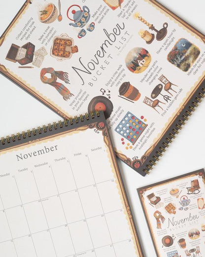 Bucket List 2026 Calendar