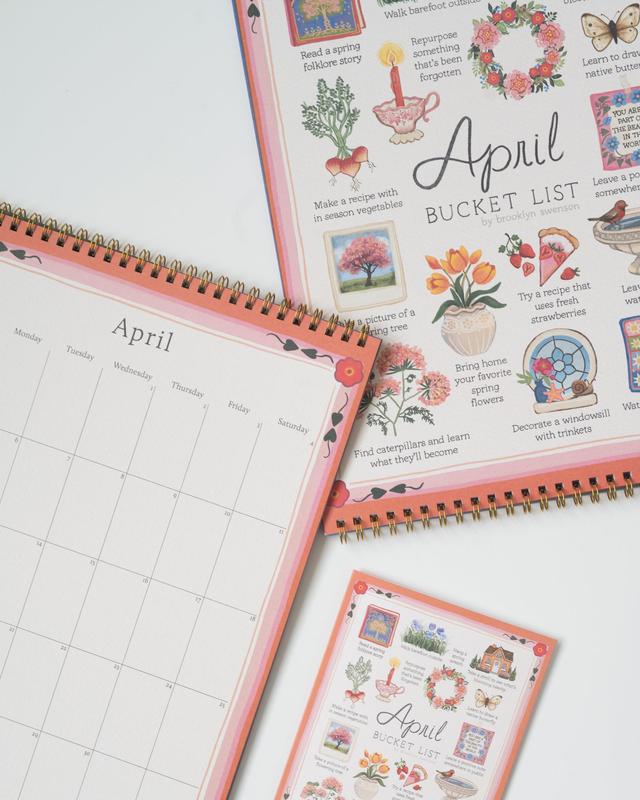 Bucket List 2026 Calendar